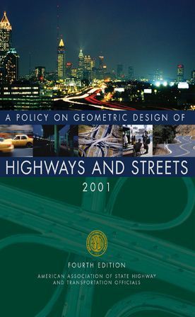 طرح هندسی برای بزرگراه ها و جاده ها آشتو 2001